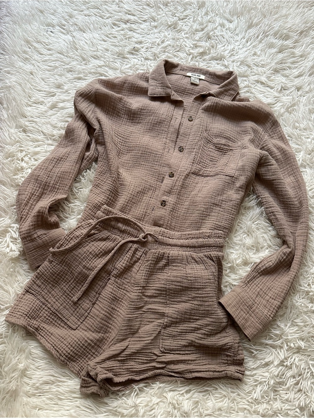 Lightweight shorts set